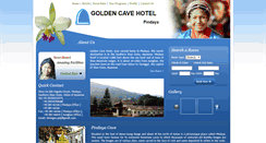 Desktop Screenshot of goldencavehotel.com